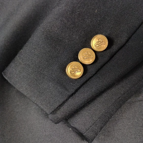 Brooks Brothers BrooksEase Black Wool Mens Blazer 50R - Picture 8 of 15